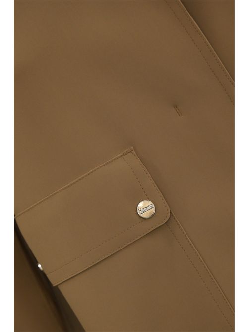 Giacca crop in nylon Cammello Herno | GA000250D 13455S2157